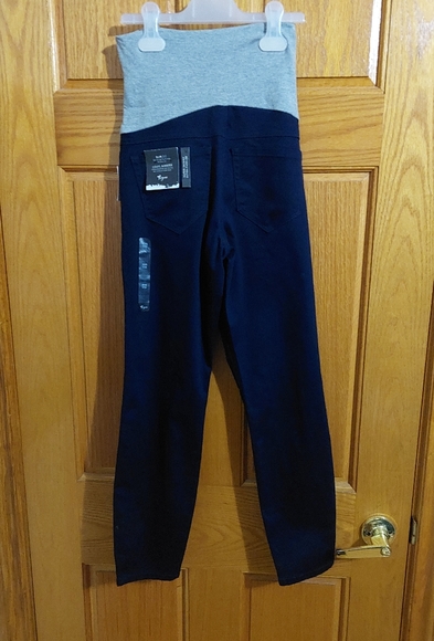 Thyme maternity jeans size petite xxs color blue - Picture 2 of 4